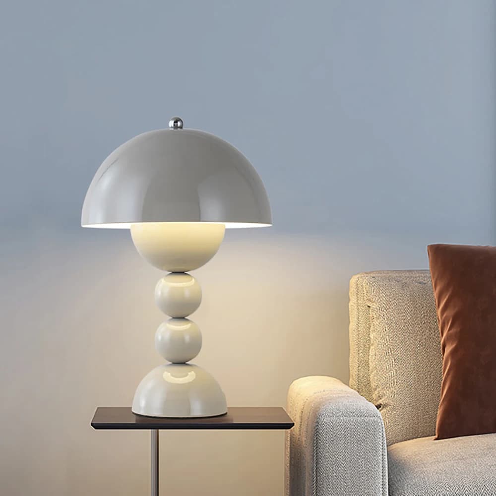 Lampada da tavolo a LED nordica con interruttore tattile superiore camera da letto comodino lampada da scrivania bocciolo di fiore soggiorno decorazione tavolo da pranzo luce a LED