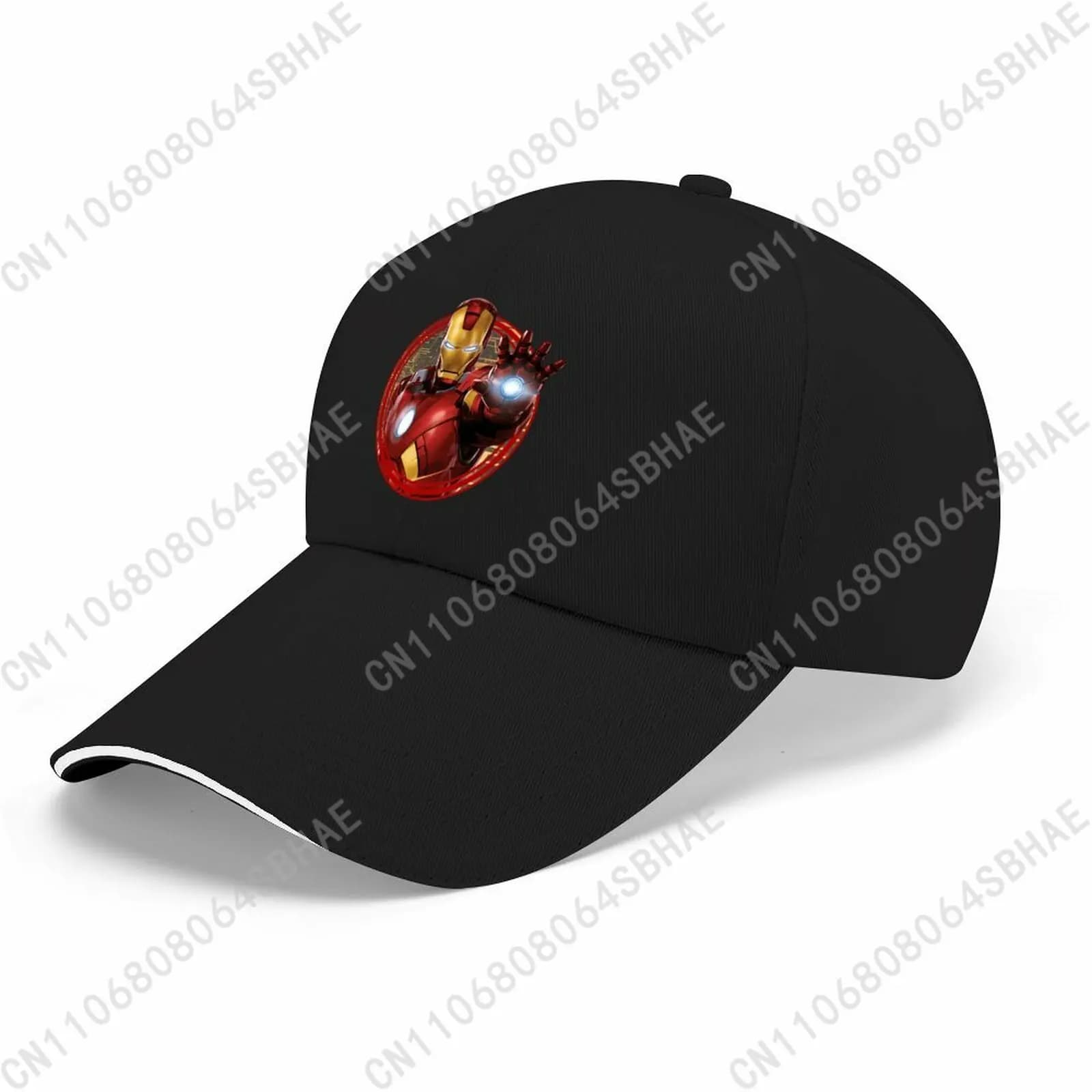 Cappellino da Baseball Marvel Iron Man 3 Trucker Hat per Uomo e Donna, Cappello Sportivo Regolabile con Logo Personalizzato per Cosplay