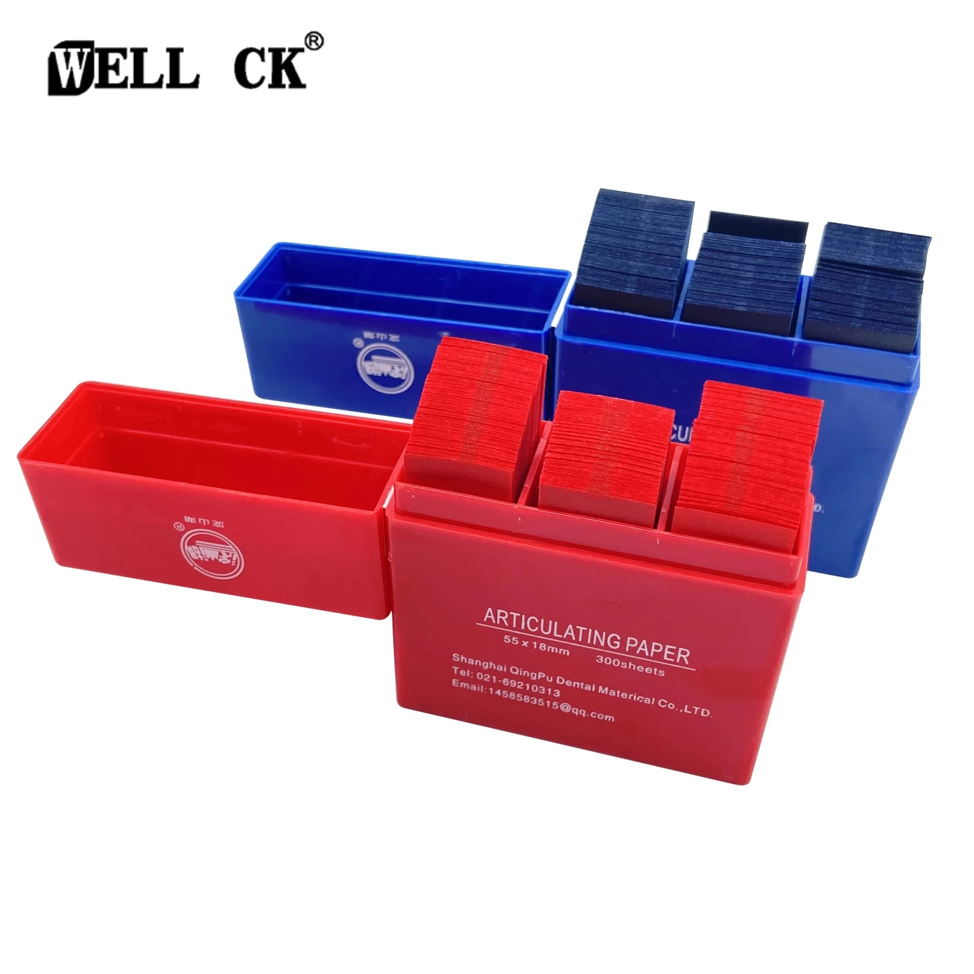 WELLCK 300 Sheets Dental Articulating Paper Dental Lab Strips Products Oral Dentist Teeth Care Whitening Material Tools