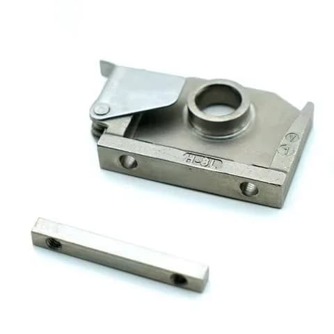 Held hook loom parts for weaving and spinning machinery, textile industry standard size components