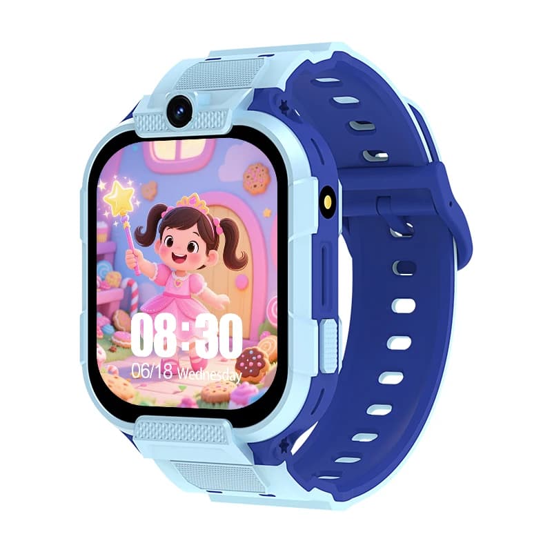 Smartwatch per Bambini con 4G WIFI GPS Tracker Anti-Smarrimento, Monitoraggio Temperatura Corporea e Videochiamata H10