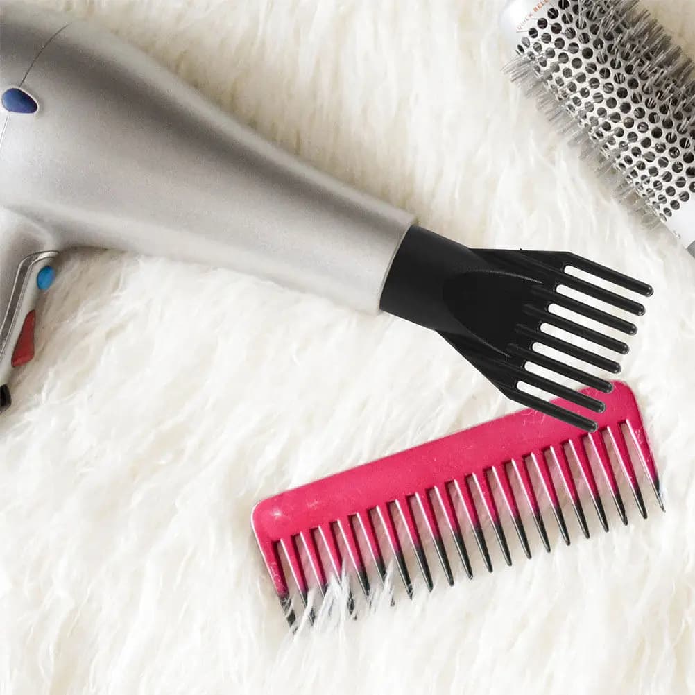 2 Pezzi Ugello per Asciugacapelli Resistente alle Alte Temperature, Ugello Universale di Ricambio per Diffusione Delicata, Lisciatura e Volume