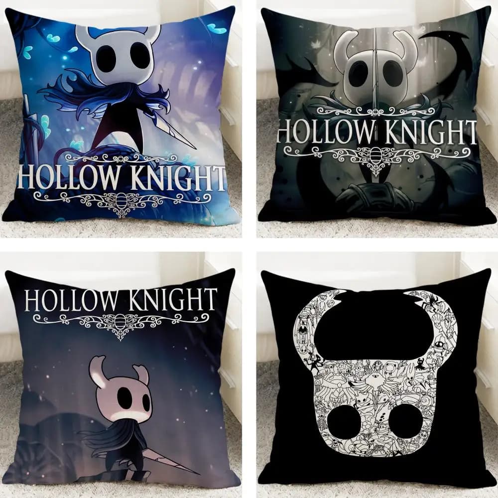 Game Hollow Knight Cushion Cover Cushion Covers Natural Linen Breathable Sofa Bedroom Decor Pillowcase