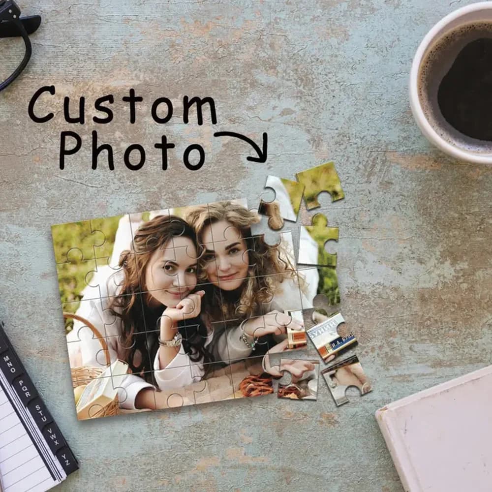 Personalized Customizable to add photos, DIY gift creativity, customized portrait puzzle, anniversary gift