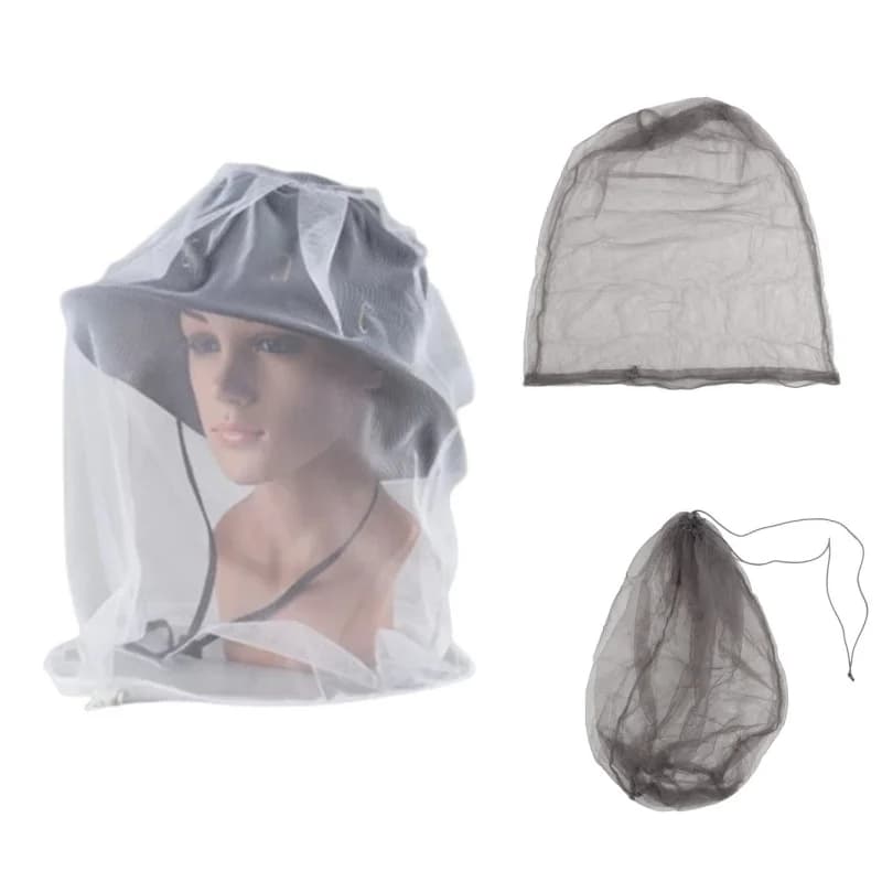 Berretto da pesca all'aperto Copricapo per zanzare Rete a rete Protezione per il viso Cappello da giardinaggio Cappello a prova di insetti per viaggi Escursionismo Cappello da campeggio