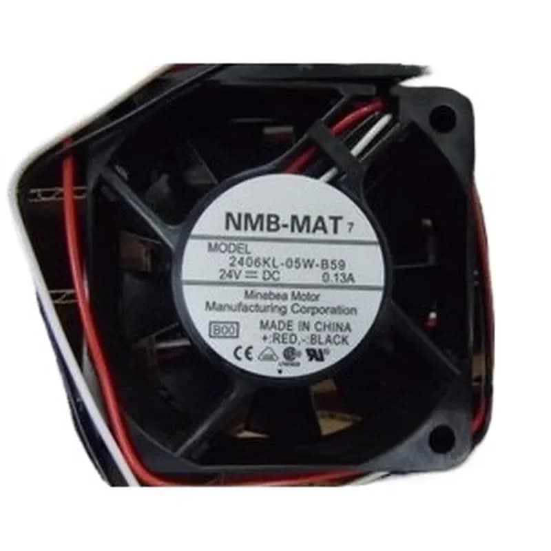 Original NMB 6015 24V 0.09A 2406KL-05W-B49/B40 Cooling Fan for Electronics Enclosures and Industrial Equipment