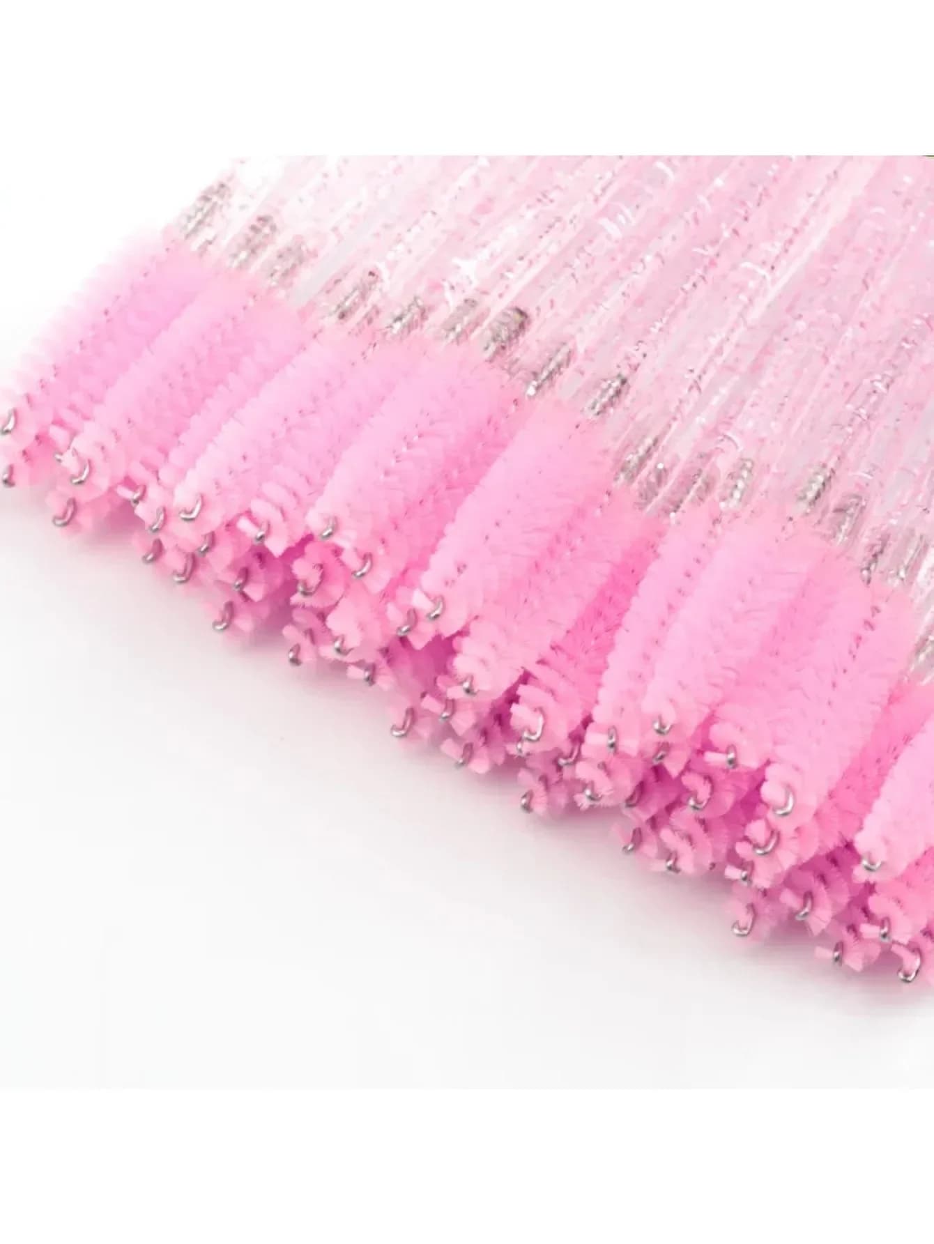 Set di 5/25/50 Pennelli per Trucco, Spazzola per Ciglia in Cristallo Rosa, Ciglia Finte Riutilizzabili, Accessori per Extension Ciglia, Strumento per Make-up HotUI