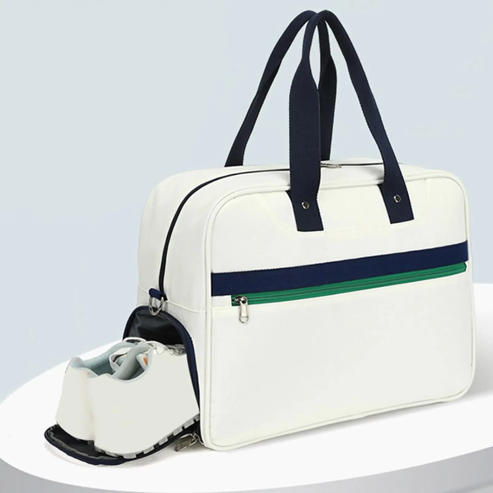 Borsa da tennis leggera, borsa a mano da tennis per donna e uomo, borsa da tennis portatile, tracolla regolabile rimovibile, borsa sportiva, borsa da badminton