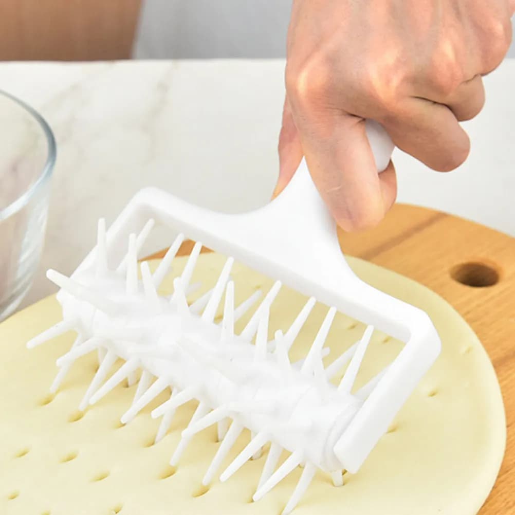 Rullo per Impasto, Perforatore per Pane, Foratore per Pizza, Strumento da Cucina per Pasticceria, Accessori per Preparazione Pizza