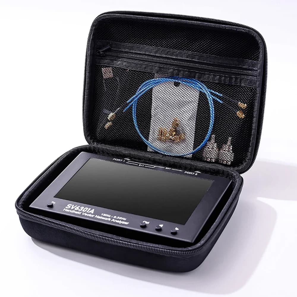 Analizzatore di Rete Vettoriale Portatile 6.3GHz SV6301A, 1001 Punti di Scansione, 8GB di Memoria per Test di Antenne WiFi, GPS, Bluetooth