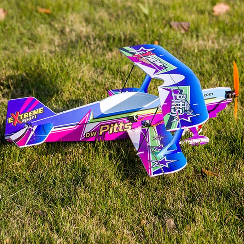 DWH E3001 PITTS RC aereo aereo in schiuma aereo 450mm apertura alare giocattoli di volo all'aperto per adulti bambini ragazzi modello di assemblaggio fai da te