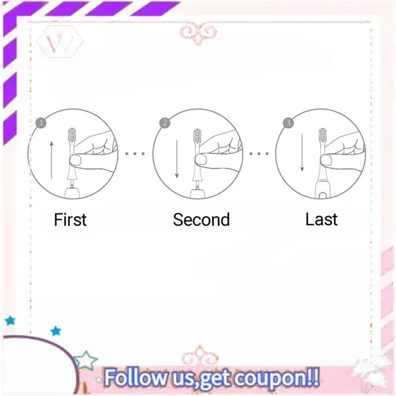 10 piece durable spare parts for HUAWEI/Leboo/Fupai/KKC/ZR Smart Electric toothbrush Clean heads Replace the brush