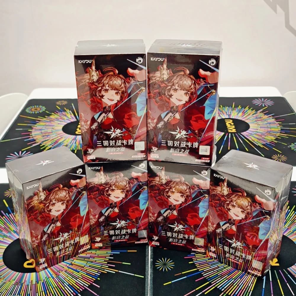 Genuino KAYOU TCG Hero Battle Series Kamen I Tre Regni Carta I Tre Regni Gioco di battaglia Carte da collezione Giocattolo di compleanno