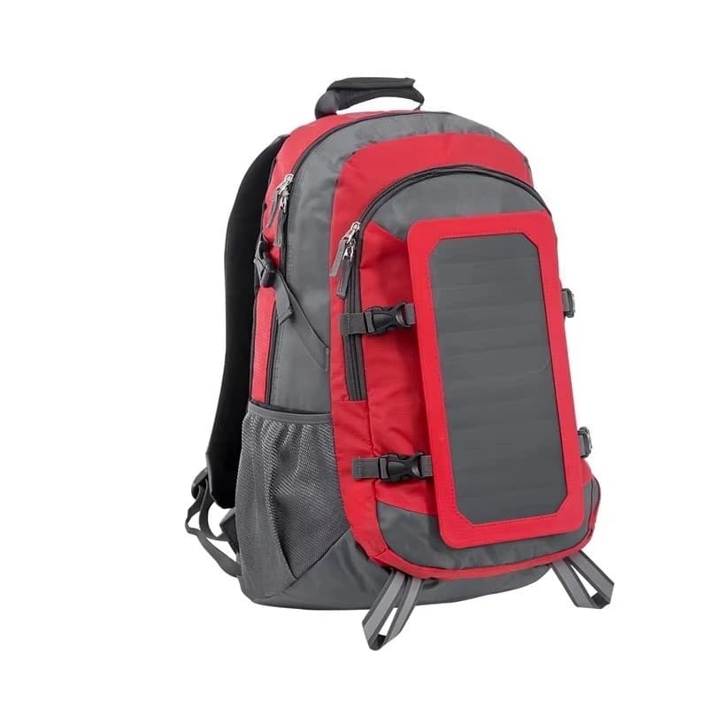 Zaino impermeabile da 6,5 W con pannello solare, borsa solare, telefono cellulare, tablet, escursionismo