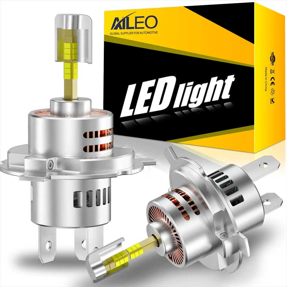 Led Light LED Car Headlight Bulb 3D H4 Canbus 300W 80000LM for Car 360 Turbo LED Mini HeadLamp Size Wireless with Fan 6000K