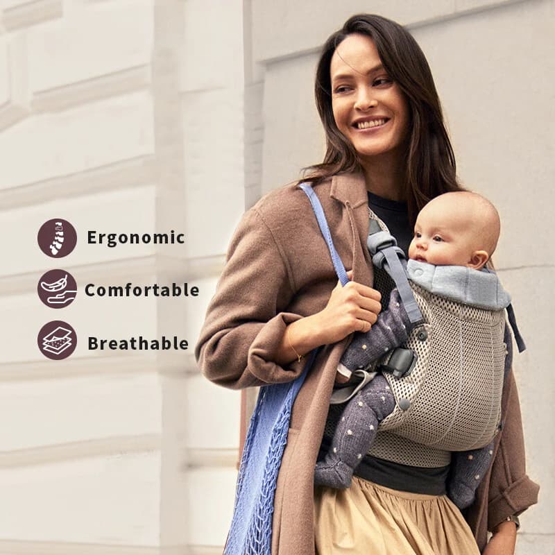 Marsupio BabyBjorn in rete 3D | Design ergonomico 3-in-1 per neonati e bambini piccoli (da 7 a 40 libbre)