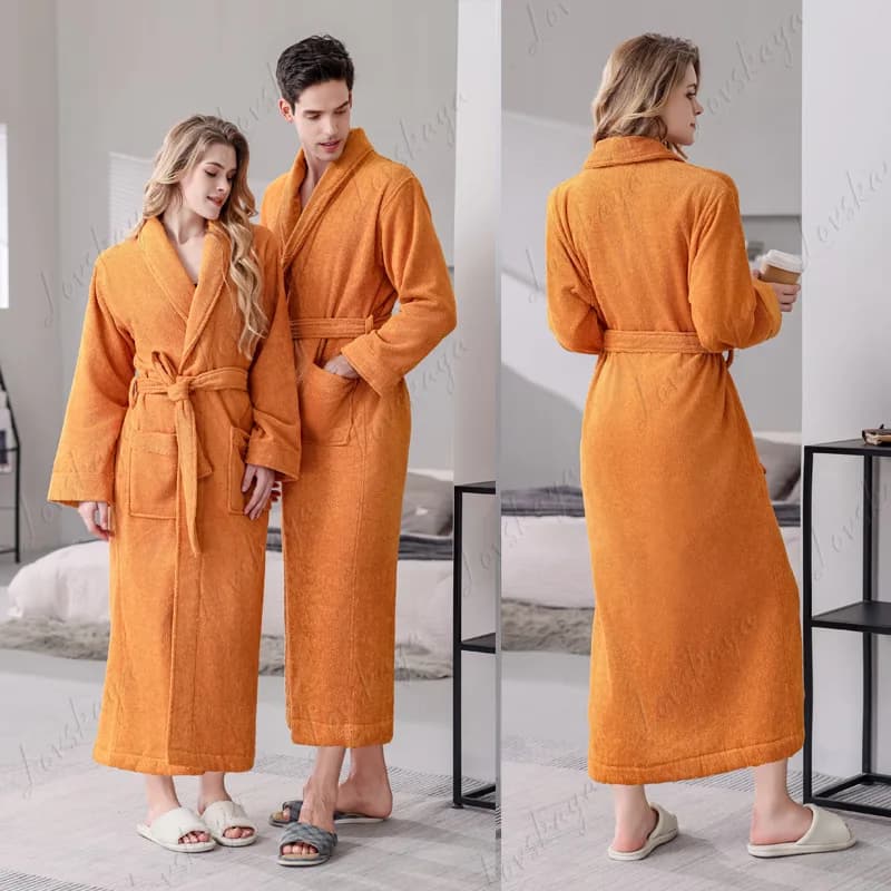 Accappatoi per uomo e donna, coppia, hotel, camicia da notte, hotel in famiglia, accappatoio assorbente