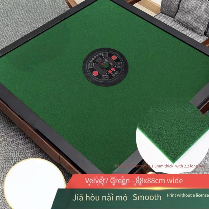 Tovaglia autoadesiva Mahjong di fascia alta Tavolo Mahjong Macchina Mahjong automatica Dispositivo da tavolo Pad Suono addensato Silenzio