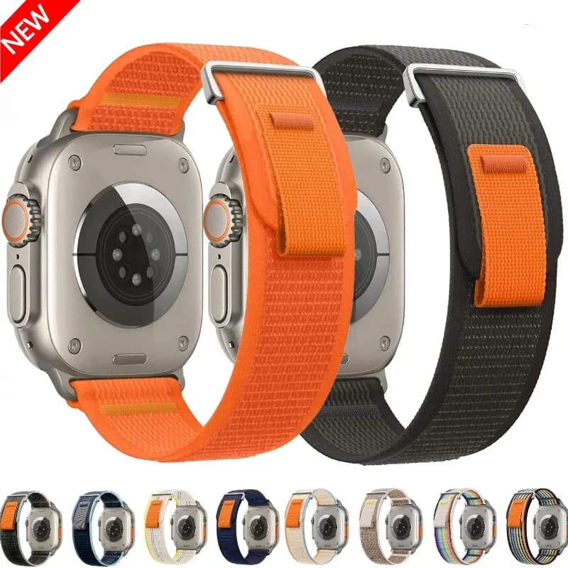 Trail Loop Nylon Strap For Apple Watch Series 11 10 9 8 7 46mm42mm 45/41mm Ultra 49mm Bracelet Wristband iWatch 6 5 SE 44mm 40mm