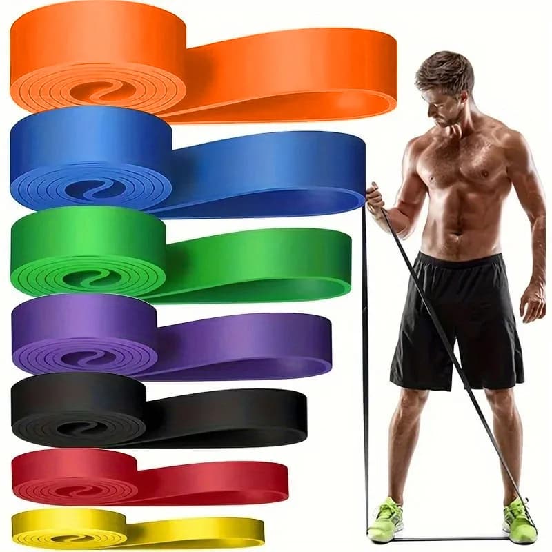 Elastic Endurance Band Exercise Expansion Elastic Fitness Band Care steps for training Pilates Workout at home Gift