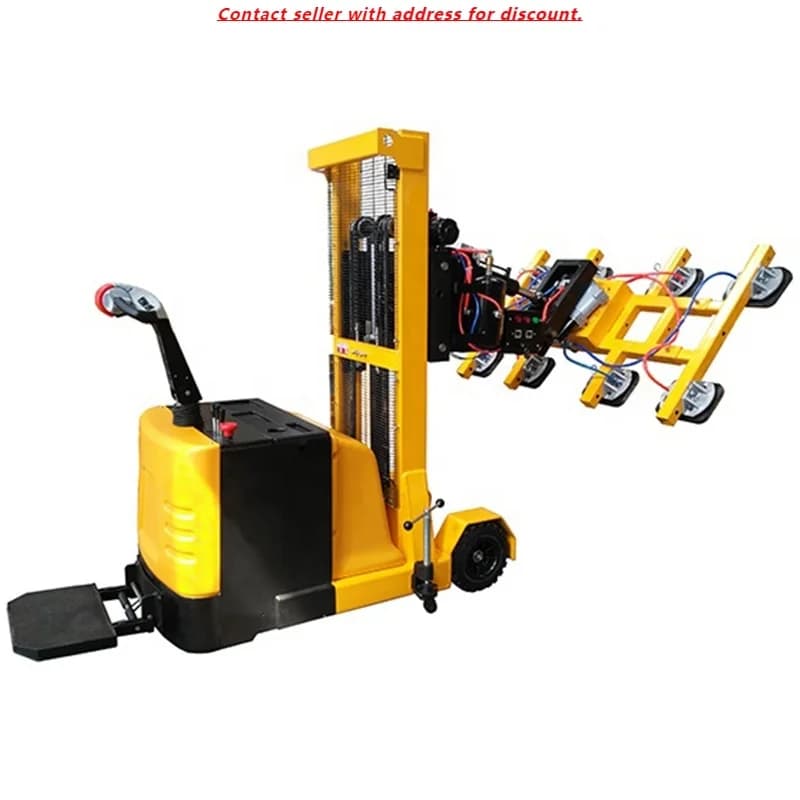 Attrezzatura per sollevatore robot con sollevamento per movimentazione del vetro a vuoto remoto