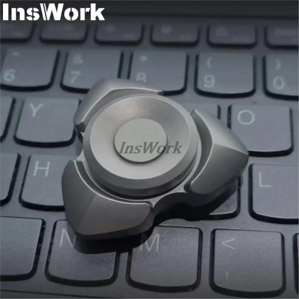 Fidget Spinner R188 giocattoli in metallo originali EDC in acciaio inossidabile per la riduzione dello Stress