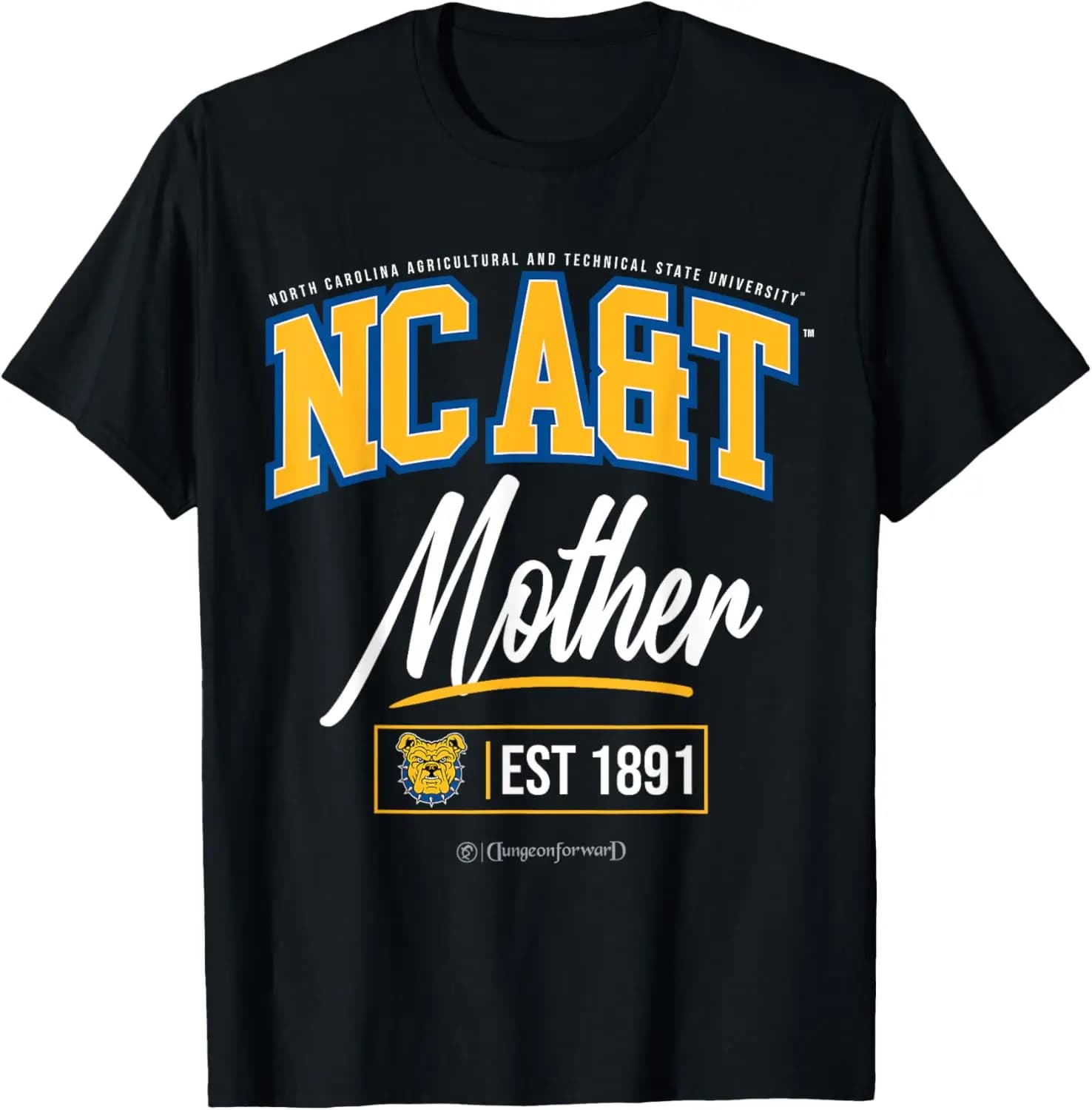 North Carolina A&T State University - NCAT HBCU Mother T-Shirt Printed, Breathable, Soft and Comfortable, Great Gift for Festivals