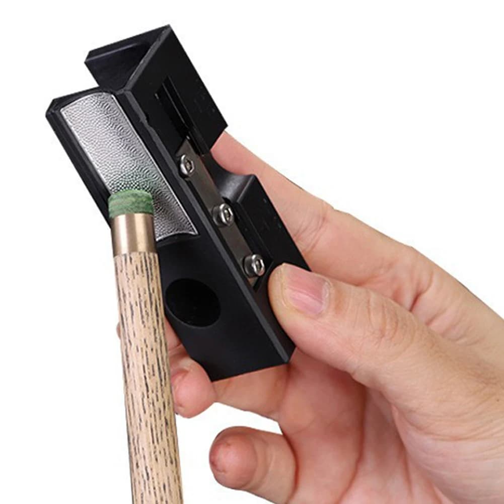 9 in 1 stecca da biliardo punta strumento di molatura riparazione Shaper Snooker punte per piscina taglio rotondo con accessori da biliardo pintick
