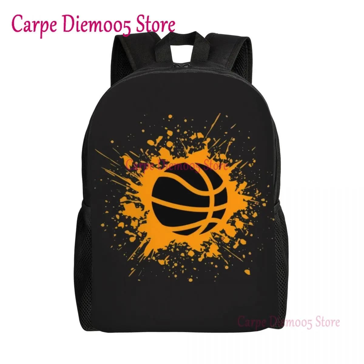 Zaino da basket con stampa 3D per ragazze Ragazzi Sport College School Borse da viaggio Uomo Donna Bookbag Adatto per laptop da 15 pollici