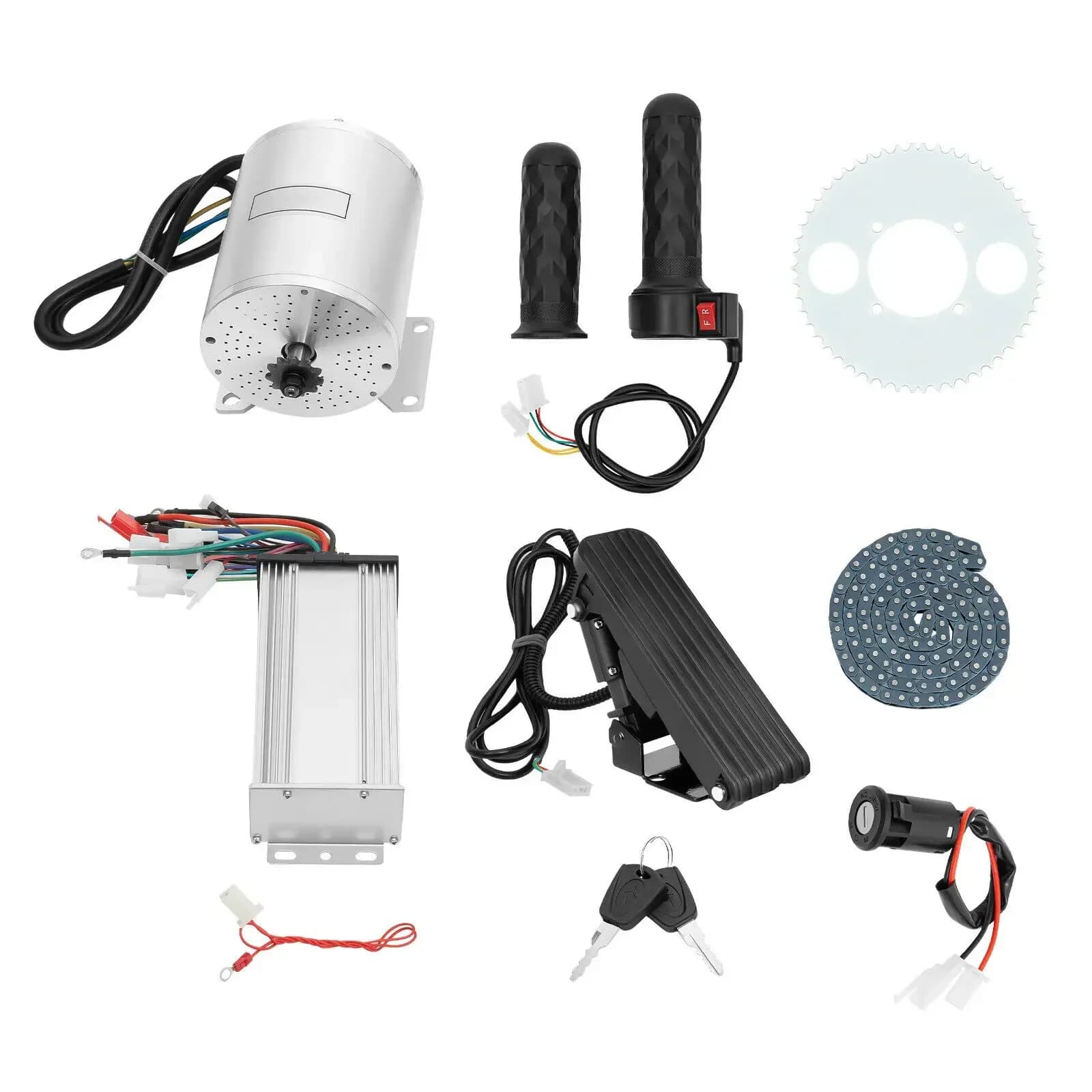 Kit motore brushless 48-72V 3000W con controller e acceleratore per scooter elettrico E Bike Motore Moto conversione parti fai da te