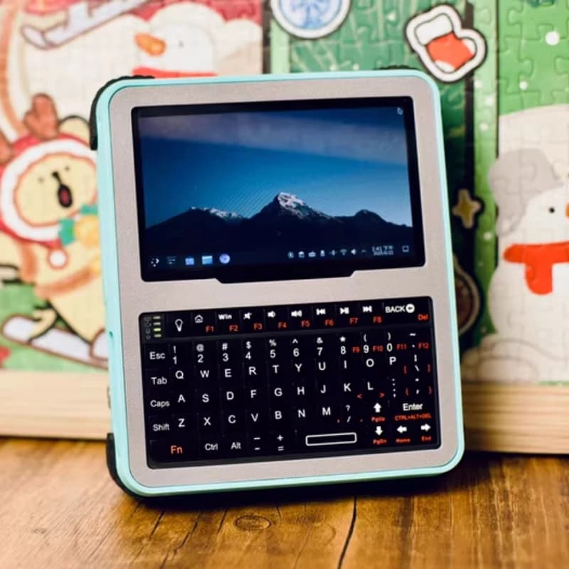 Computer Portatile Linux con Schermo IPS da 4,3 Pollici, Multi-Touch DSI per Schede Madri Raspberry Pi Serie Rock5c, per Appassionati di Programmazione