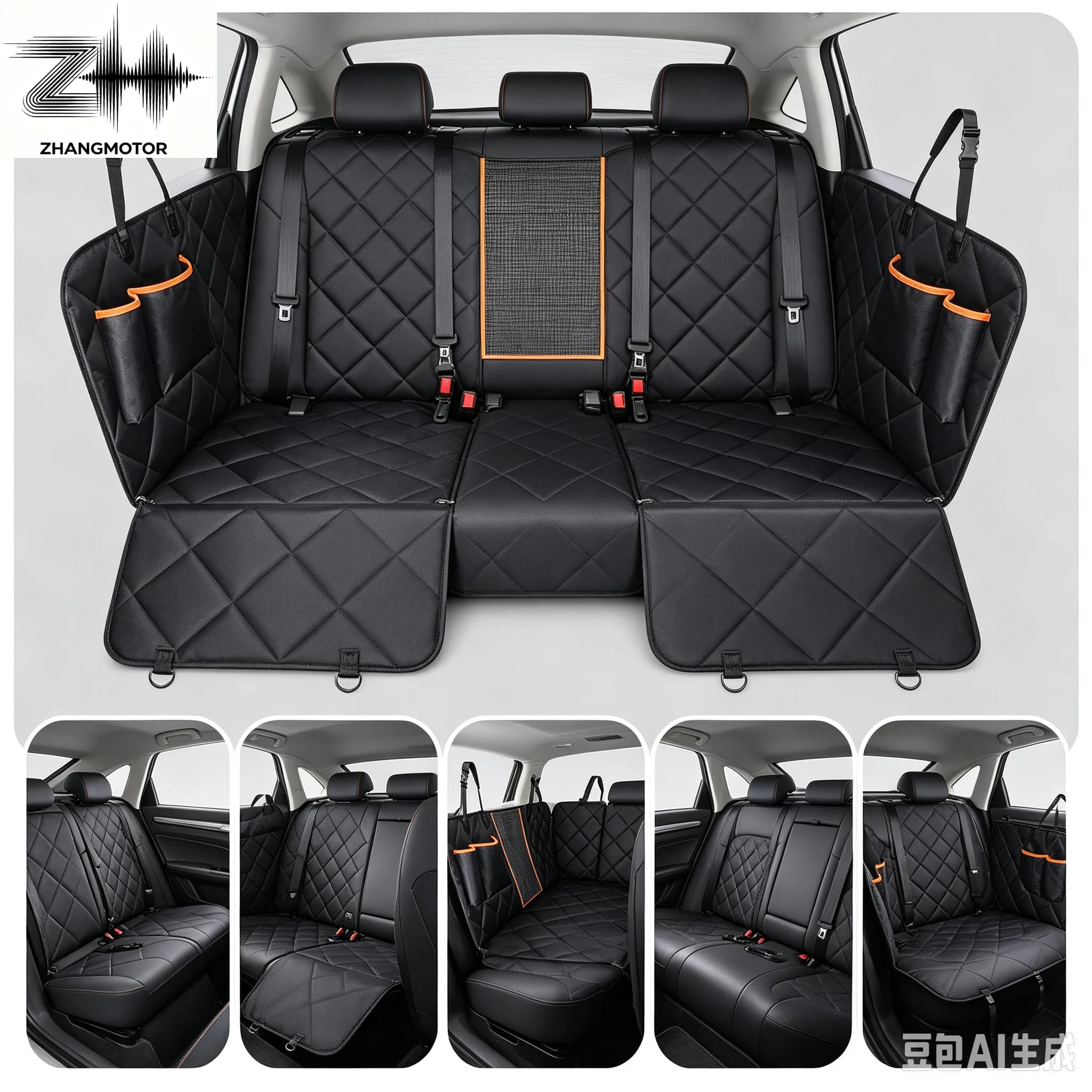 Universal Waterproof Car Pet Carrier Bucket Basket Travel Nylon Dog Pet Car Carrier Carry Storage Bag Hammock Seat Cover