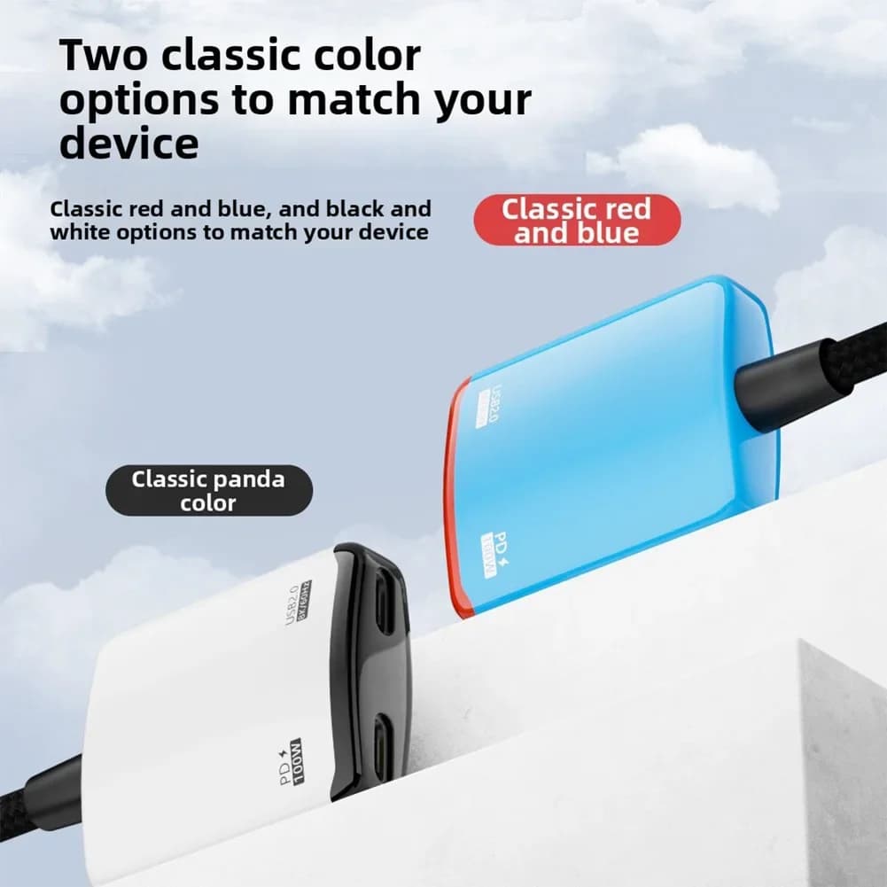 Convertitore 2 in 1 per Occhiali AR da USB-C a HDMI 8K@60Hz con Display e Ricarica Rapida 100W - Accessori per Occhiali AR