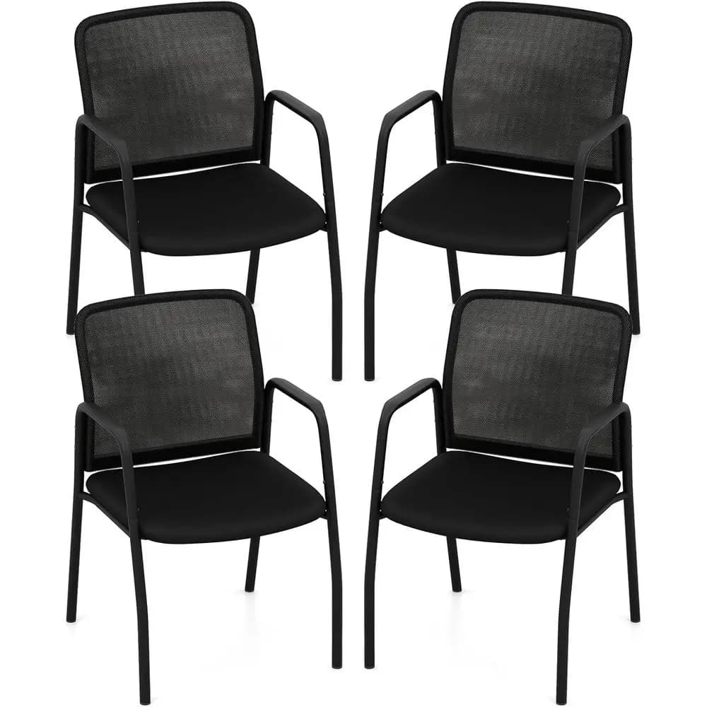 Sedie Ergonomiche con Schienale in Rete e Sedili Imbottiti, Ideali per Sale Conferenze e Sale d'Attesa
