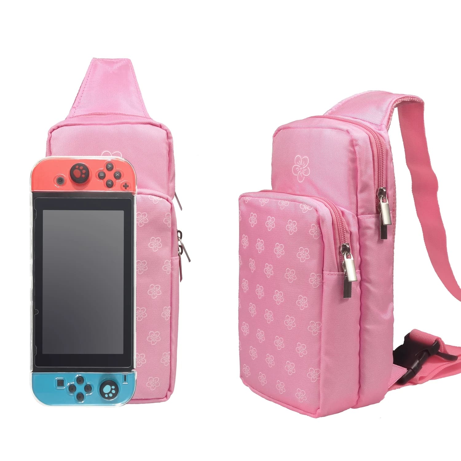 Borsa da Viaggio per Nintendo Switch/OLED/Lite, Borsa a Tracolla Portatile per Accessori di Gioco
