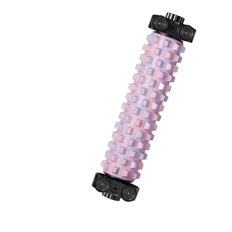 Foam Roller with Removable Suction Cup, Massage Roller with Muscular Relaxation Tips, Yoga and Fitness toning Tools