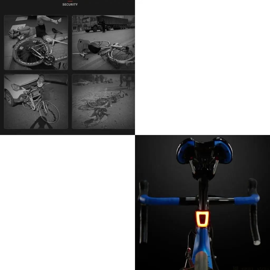 31BE USB ricaricabile LED Mountain Bike Luce posteriore Avvertimento sicurezza per bicicletta Zaino per casco Mini fanale