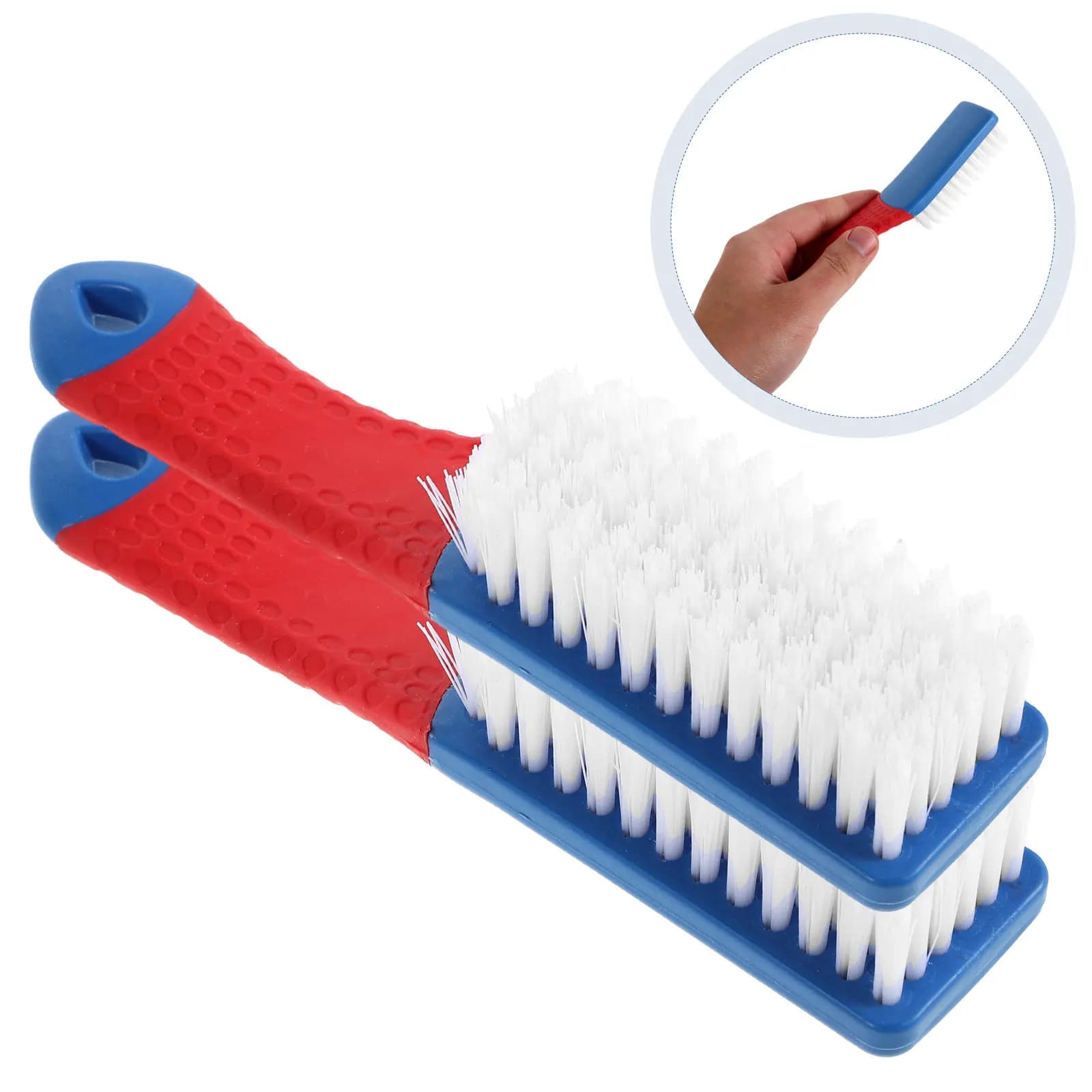 Set di 2 Spazzole per Scarpe con Setole Morbide, Spazzola Multifunzionale per Pulizia Calzature, Strumento per Rimozione Macchie e Cura dei Tessuti per Sneaker e Stivali