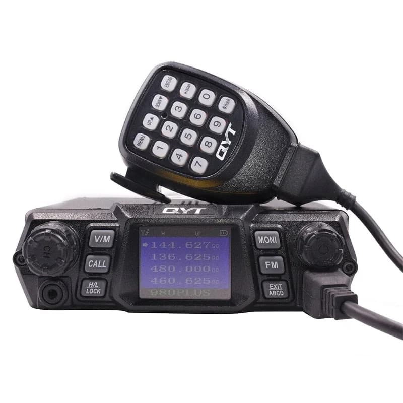 QYT 75 Watts 980Plus Most Powerful Mobile Car Two Way Radio Vehicle Walkie Talkie In-Vehicle Two-Way Radios for Car S017