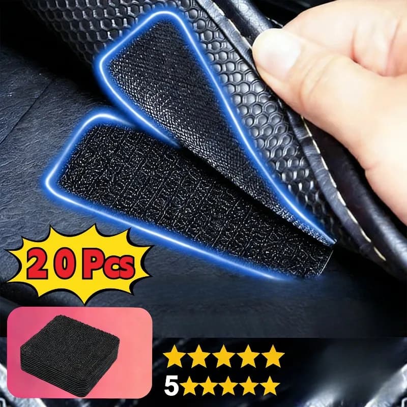 10-50 Pieces Biadesive Tape Super Resistant for Car Mats, Hook Stickers, Self-adhesive Fittings for Carpets, Accessories Fai-da- ♪