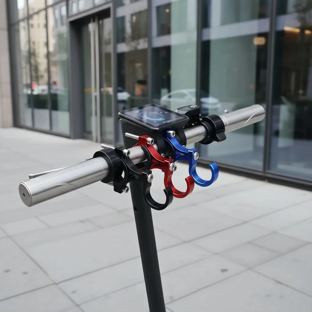 Universal suspension hook for bike, adjustable aluminum alloy for fixing helmets and bags on handlebar