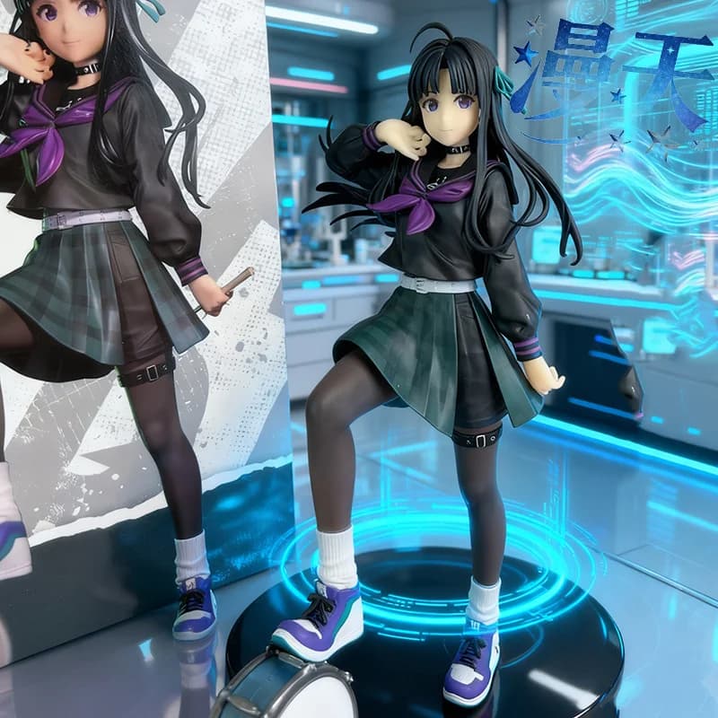 Figura Anime Gw Girls Band Cry Subaru Awa, Statuetta di Ragazze Carine, Modello da Collezione 24cm, Decorazione da Scrivania, Giocattoli e Regali