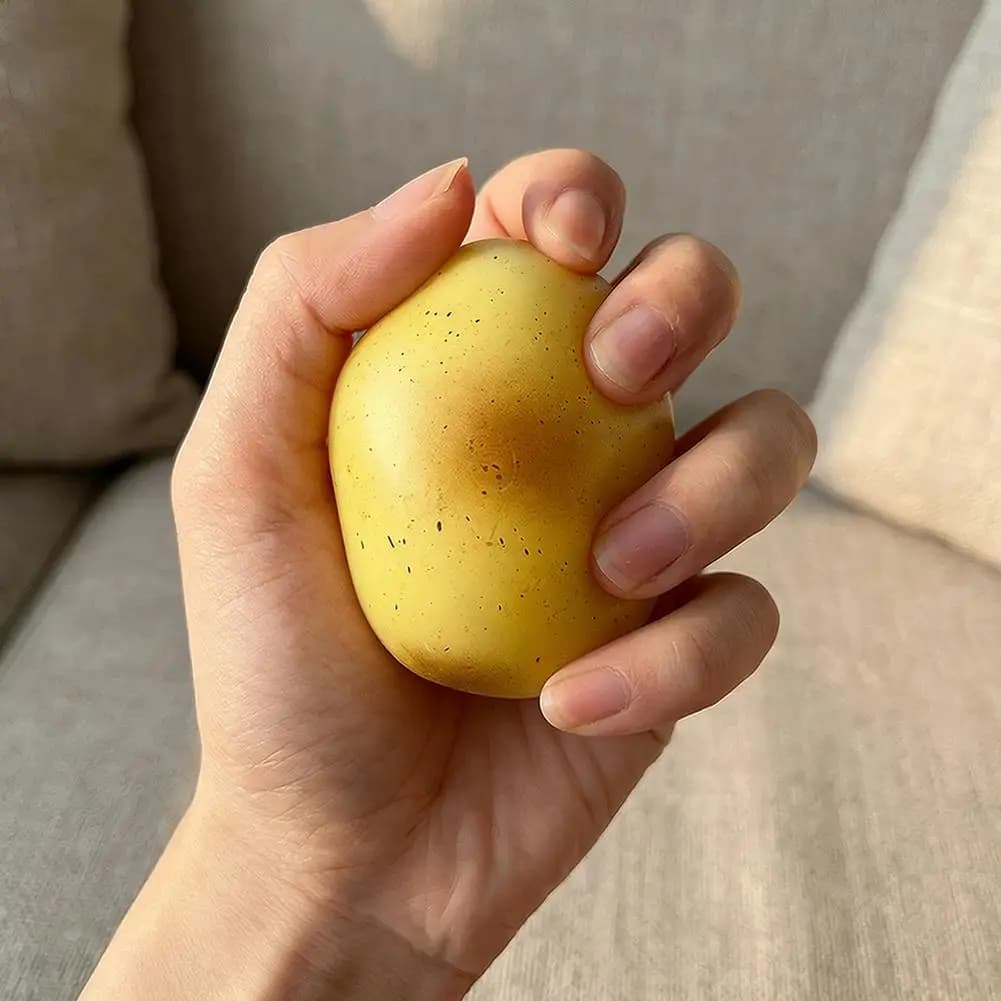 Giocattolo Antistress a Forma di Patata Simulata con Sensore d'Acqua, Morbido e a Lenta Risalita, Giocattoli Sensoriali Fidget per Bambini e Adulti