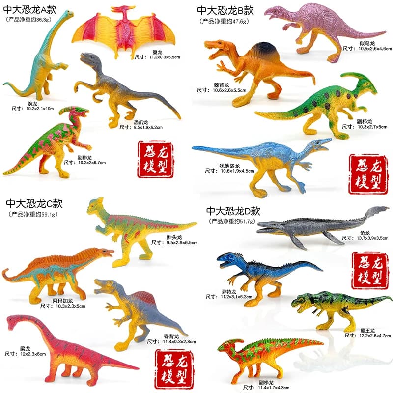 Simulazione PVC Jurassic Dinosaurs World Action Figures Tyrannosaurus Brachiosaurus Rex Model Toy For Children regali di natale
