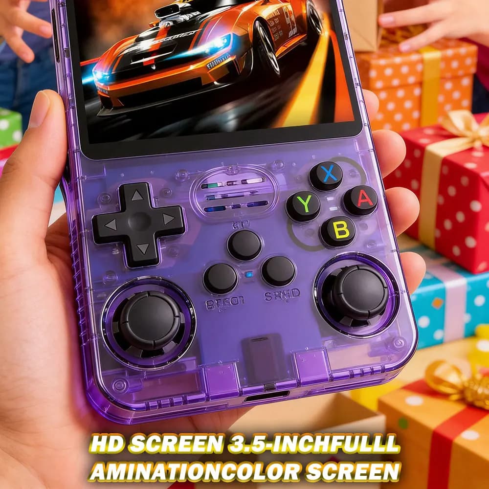 R36s game console pro max Retro Handheld Video Game Player Linux System 3.5-inch 64G/128G Portable Handheld Video Player