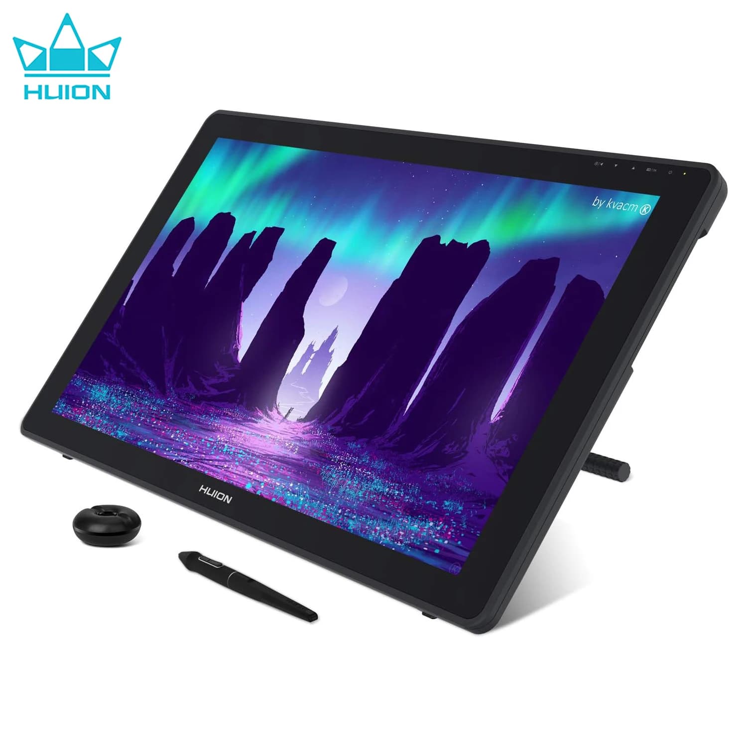 Huion Kamvas 22 Monitor per Tablet grafico Display a penna con schermo da 21.5 pollici compatibile con Windows/mac // Linux/Android USB3.1 GEN1 DP1.2