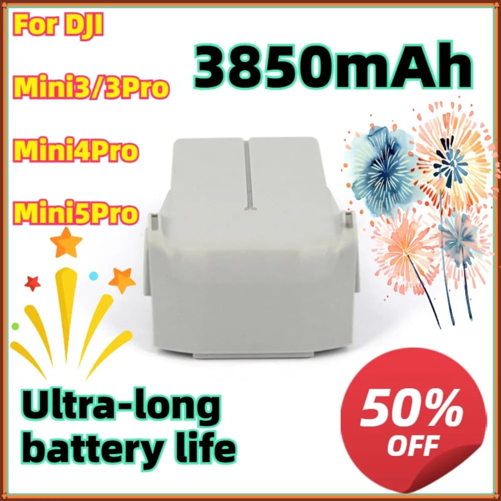 Batteria ricaricabile agli ioni di litio per DJI Mini 3 Pro Plus, accessori per batterie drone DJI Mini3 / 3Pro, batteria da 3850mAh