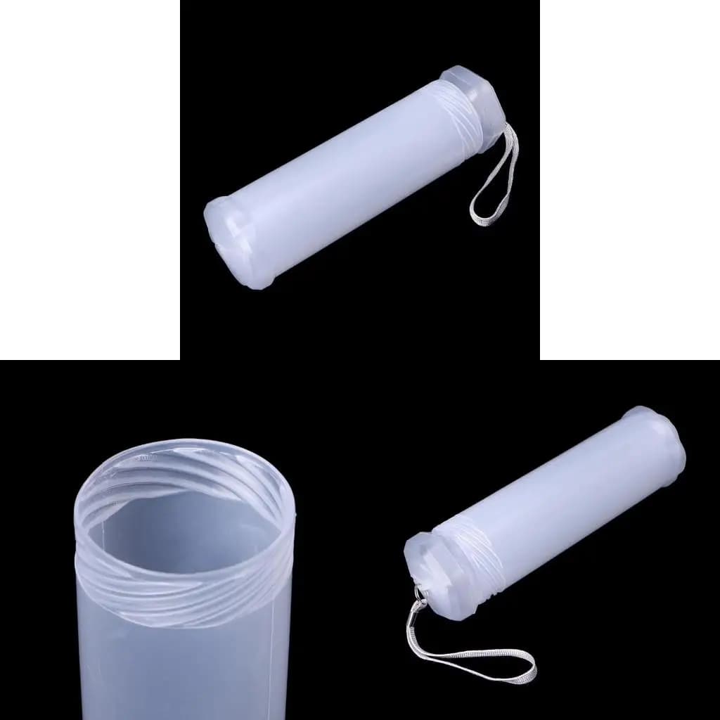 Matita cilindrica sottile trasparente per custodia portapenne in plastica regolabile portatile