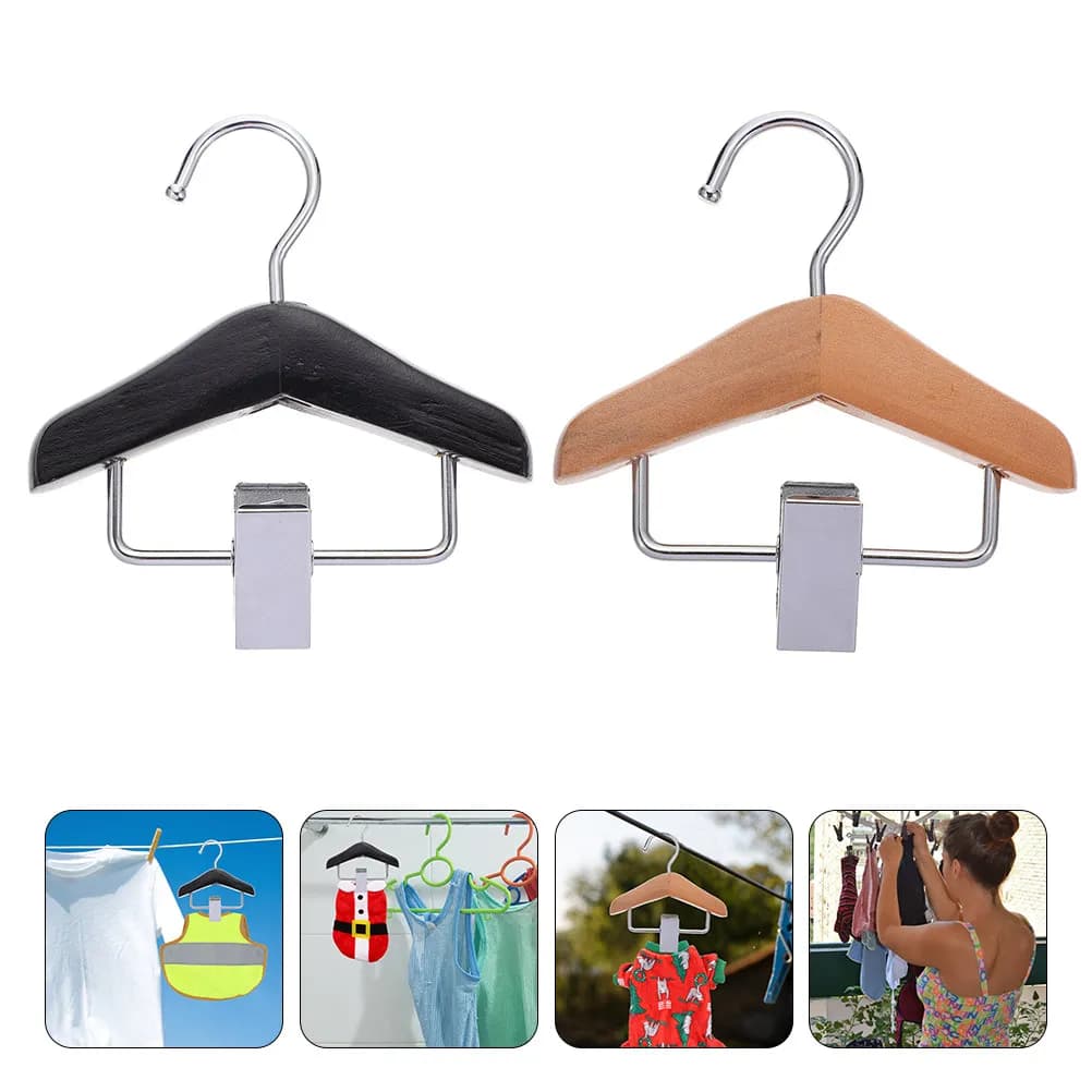 2 Pezzi Appendiabiti per Vestiti per Cani con Clip, Materiale Premium, Morsetto Mobile, Organizzazione Ordinata per Abbigliamento per Animali Domestici