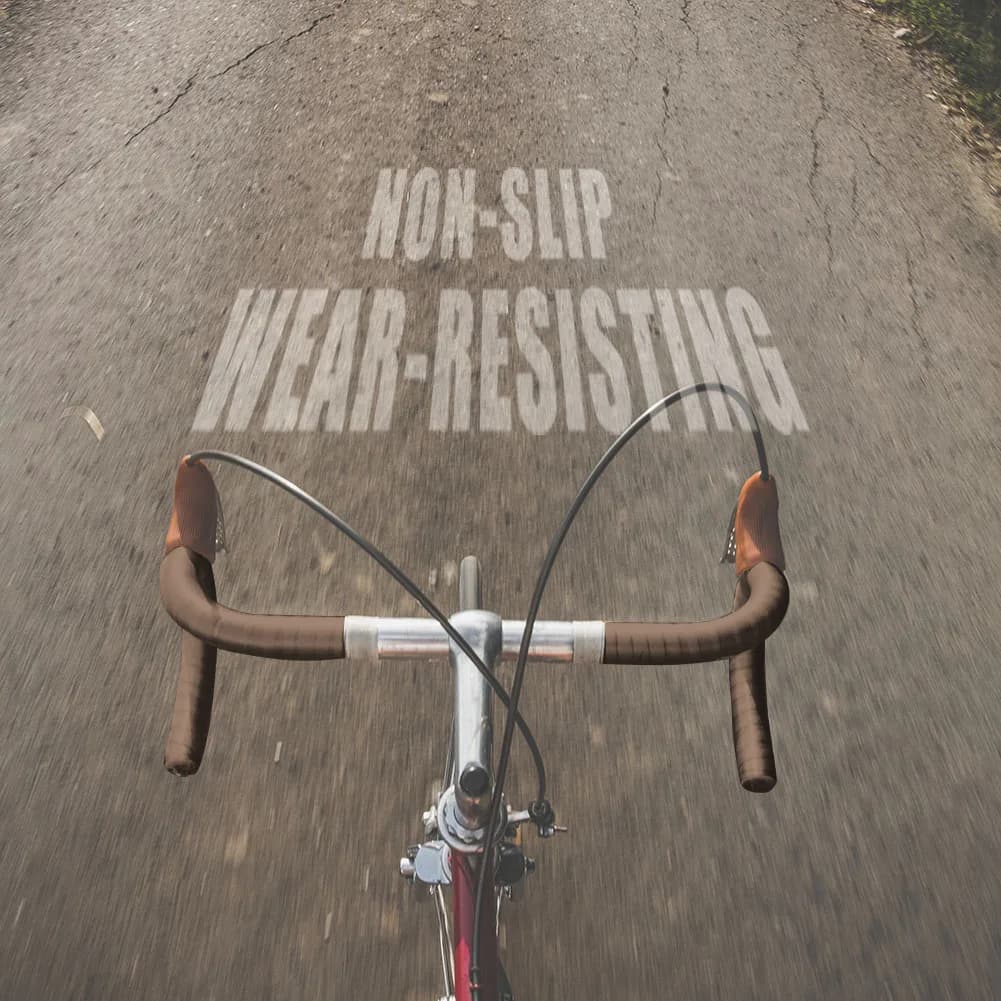 Soft breathable belt for handlebar bike anti-slip cycling brown MTB handle belt sponge handlebar bandage